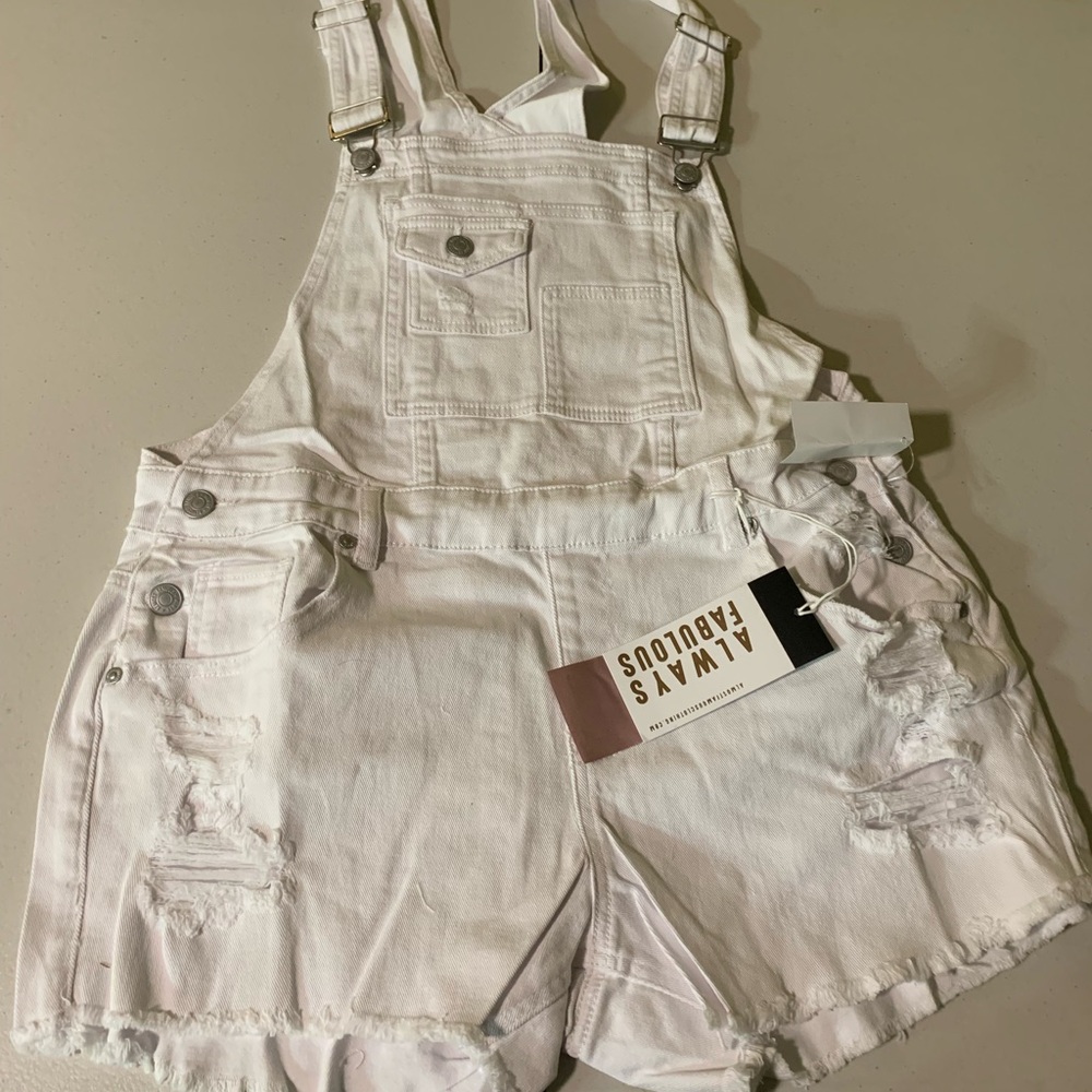Women's White Denim Shorts